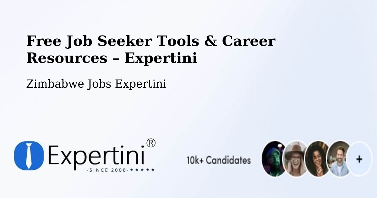 Free Job Seeker Tools & Career Resources – Headlands - Headlands, Zimbabwe Jobs Expertini